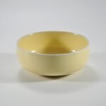 16-piece glossy yellow rimmed stoneware dinner set by Xuye Ceramics