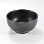 Embossed Ramen Bowl Straight Rim Matte Black