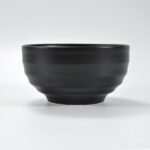 Embossed Ramen Bowl Straight Rim Matte Black